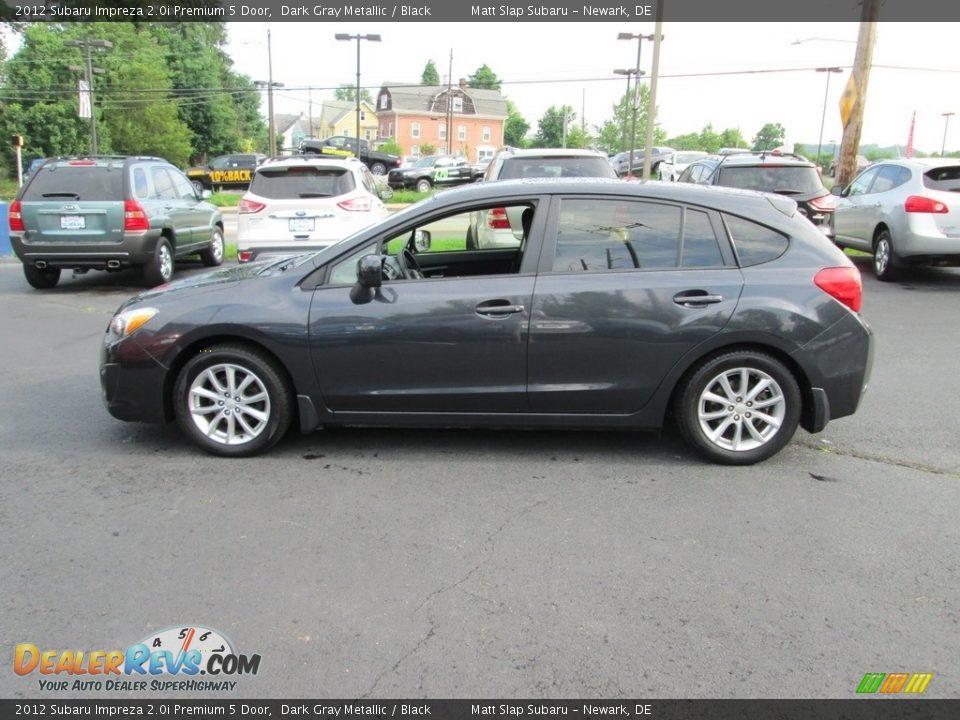 2012 Subaru Impreza 2.0i Premium 5 Door Dark Gray Metallic / Black Photo #9