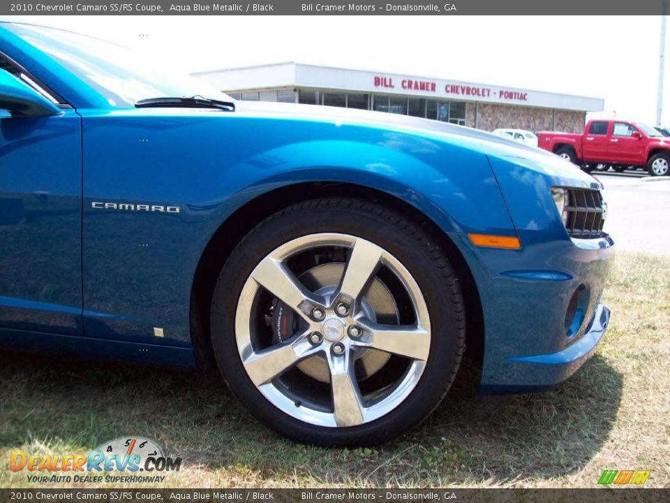 2010 Chevrolet Camaro SS/RS Coupe Aqua Blue Metallic / Black Photo #2