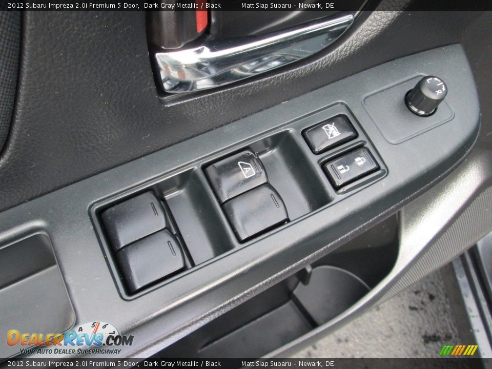 2012 Subaru Impreza 2.0i Premium 5 Door Dark Gray Metallic / Black Photo #15