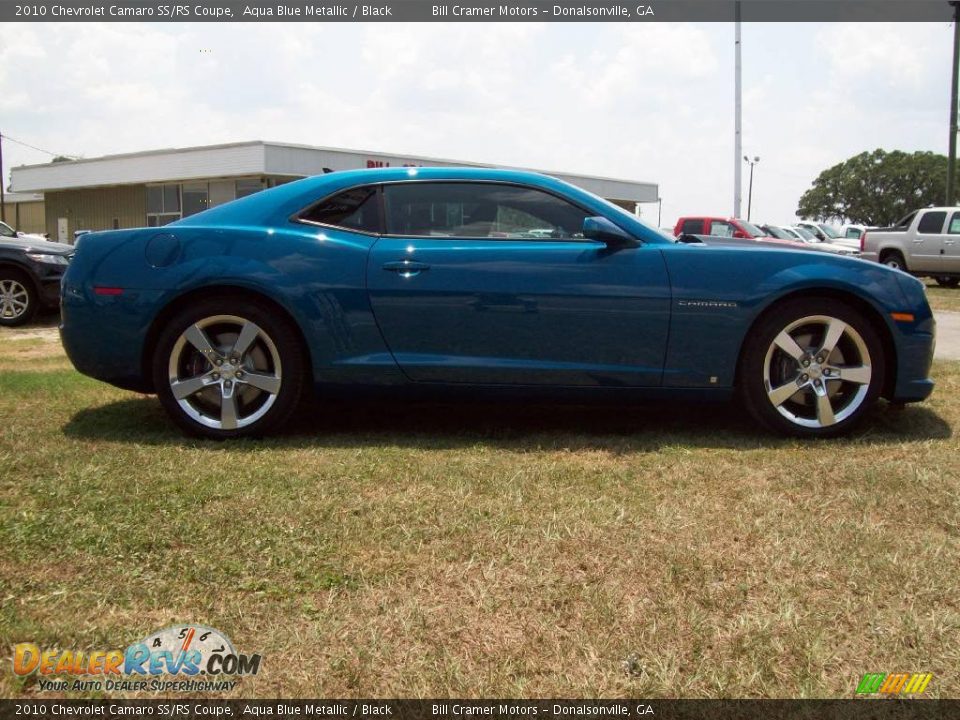 2010 Chevrolet Camaro SS/RS Coupe Aqua Blue Metallic / Black Photo #3