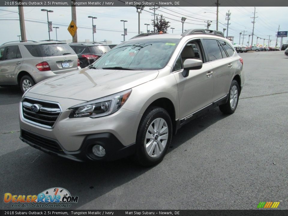 2018 Subaru Outback 2.5i Premium Tungsten Metallic / Ivory Photo #2
