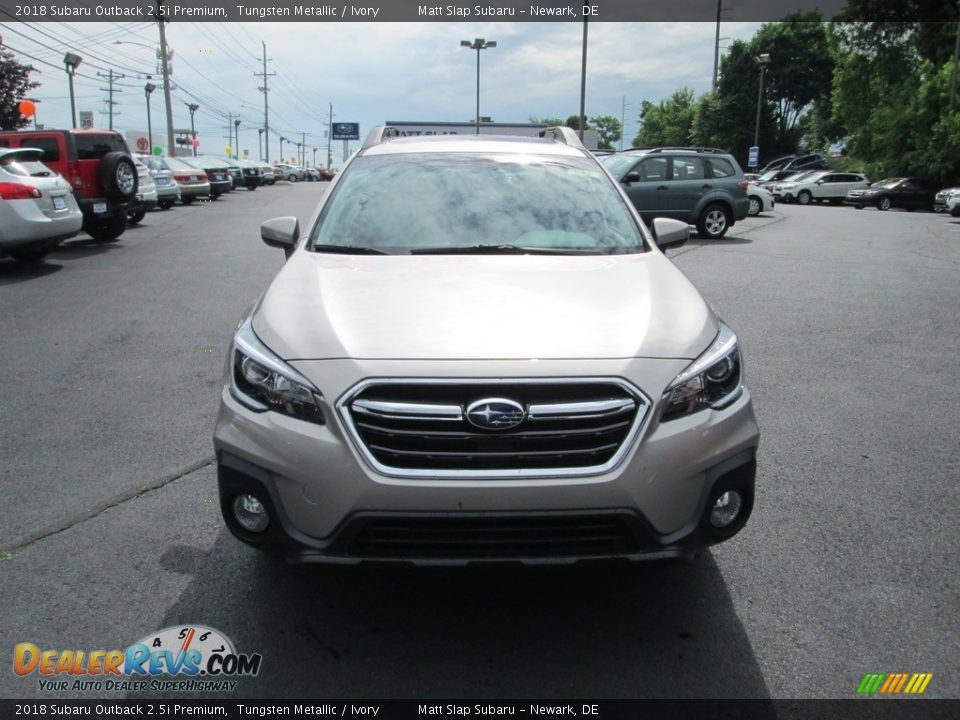 2018 Subaru Outback 2.5i Premium Tungsten Metallic / Ivory Photo #3