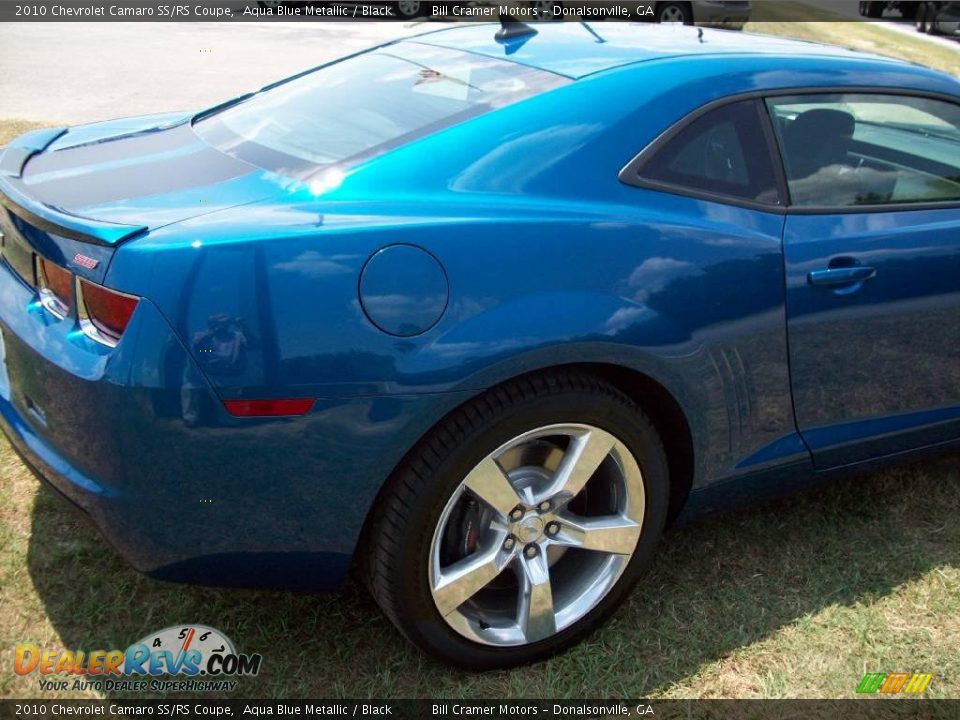 2010 Chevrolet Camaro SS/RS Coupe Aqua Blue Metallic / Black Photo #4