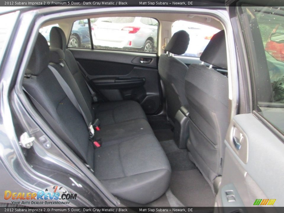 2012 Subaru Impreza 2.0i Premium 5 Door Dark Gray Metallic / Black Photo #19