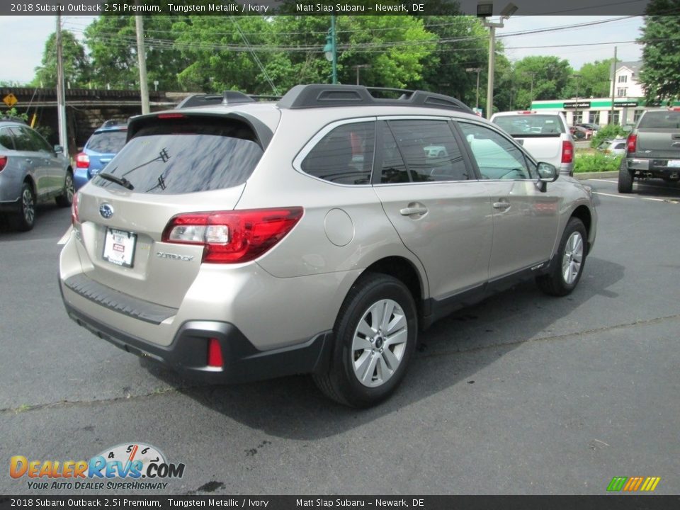 2018 Subaru Outback 2.5i Premium Tungsten Metallic / Ivory Photo #6
