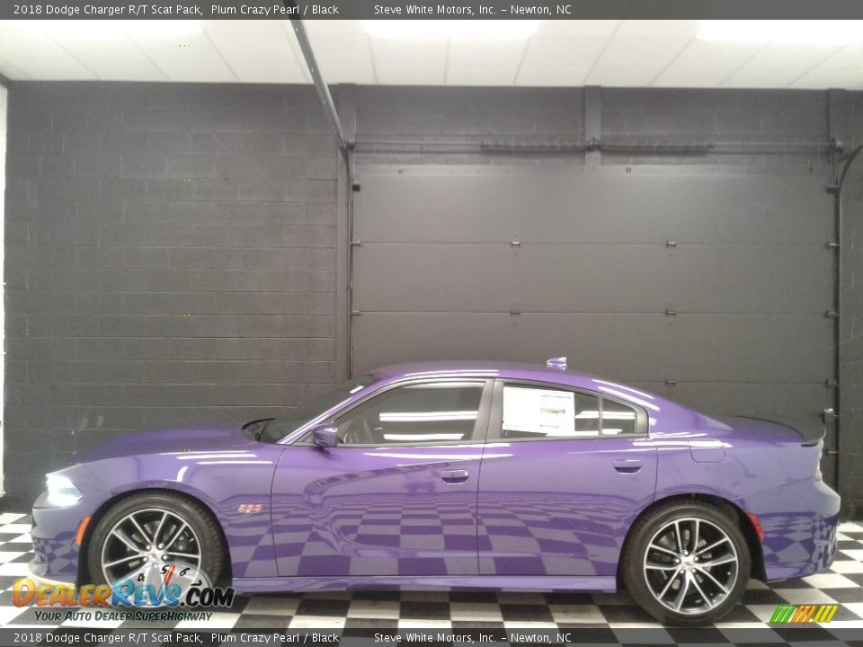 2018 Dodge Charger R/T Scat Pack Plum Crazy Pearl / Black Photo #1