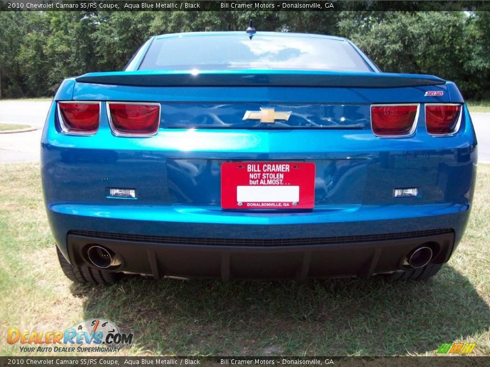 2010 Chevrolet Camaro SS/RS Coupe Aqua Blue Metallic / Black Photo #5