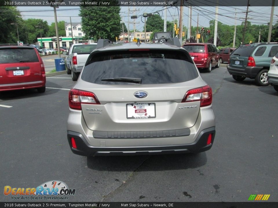 2018 Subaru Outback 2.5i Premium Tungsten Metallic / Ivory Photo #7