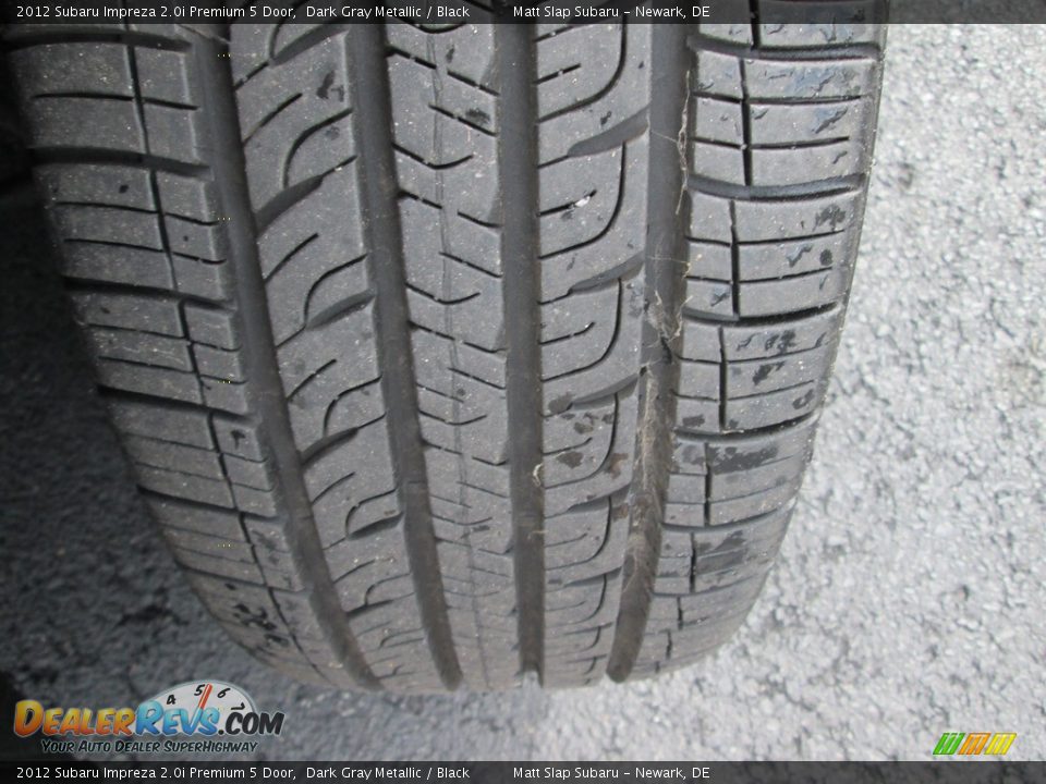 2012 Subaru Impreza 2.0i Premium 5 Door Dark Gray Metallic / Black Photo #23