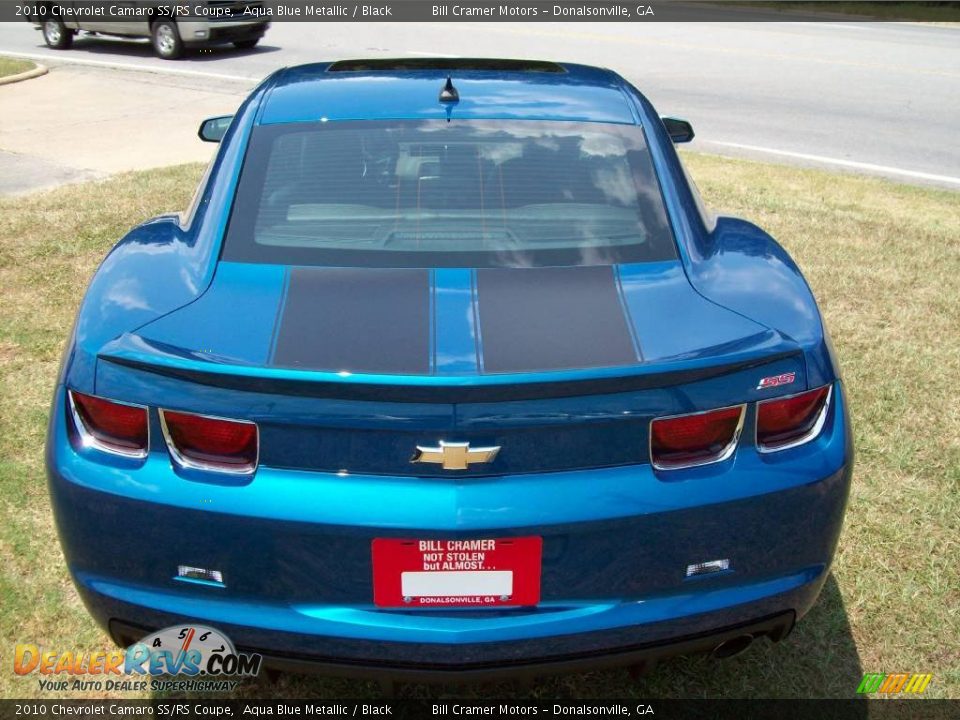 2010 Chevrolet Camaro SS/RS Coupe Aqua Blue Metallic / Black Photo #6