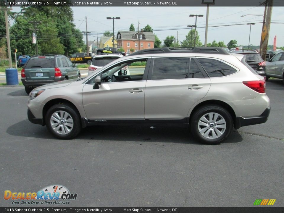 2018 Subaru Outback 2.5i Premium Tungsten Metallic / Ivory Photo #9