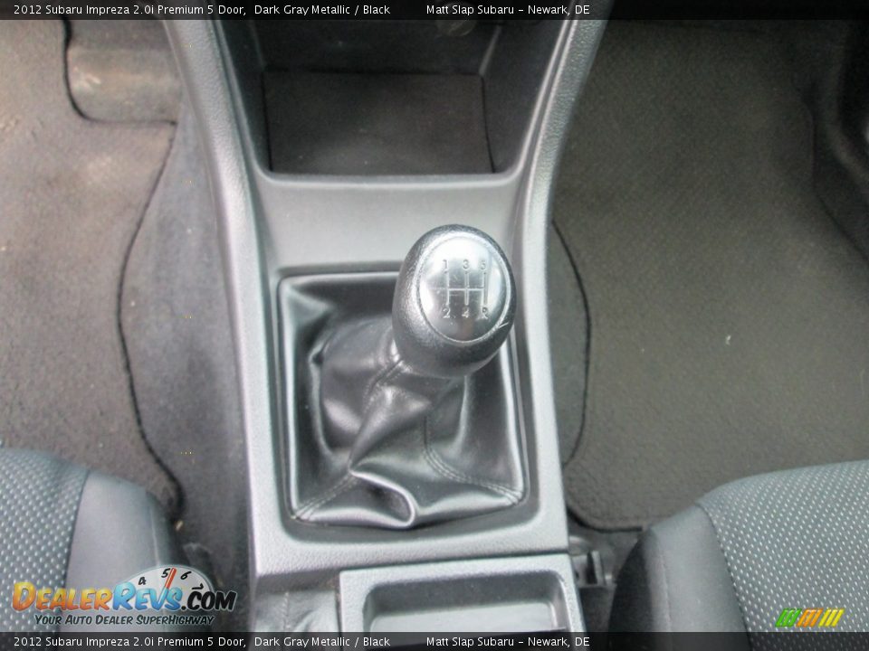 2012 Subaru Impreza 2.0i Premium 5 Door Dark Gray Metallic / Black Photo #26