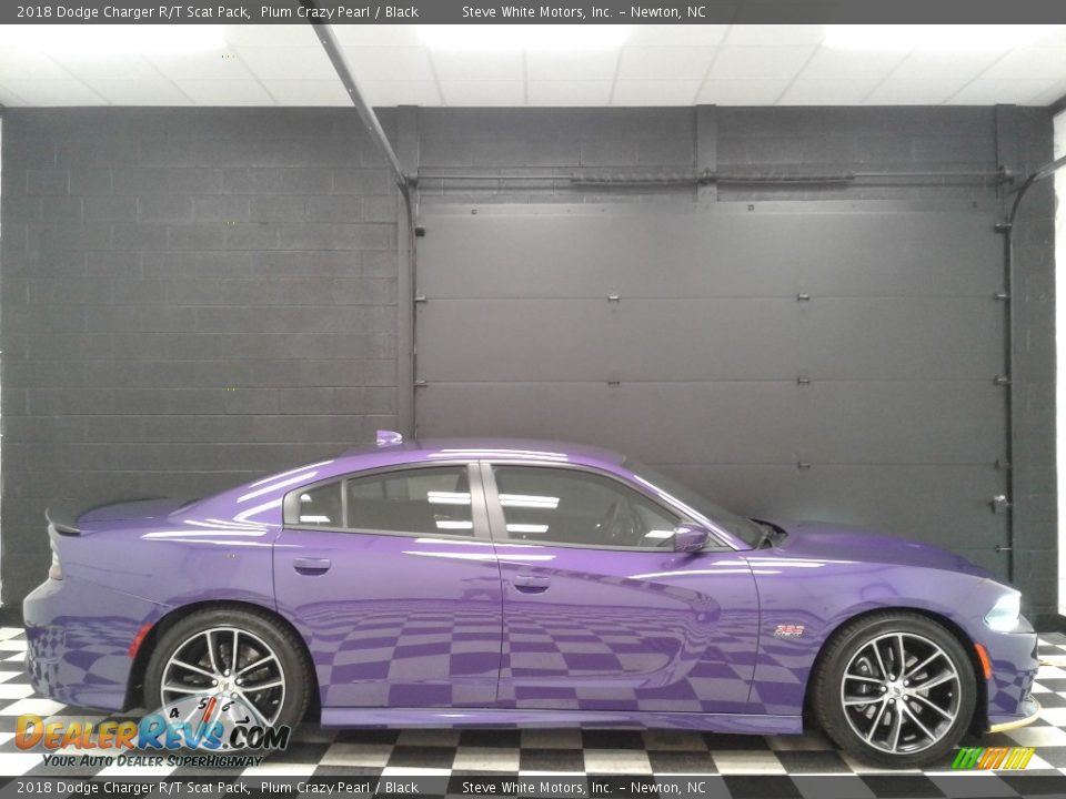 2018 Dodge Charger R/T Scat Pack Plum Crazy Pearl / Black Photo #5