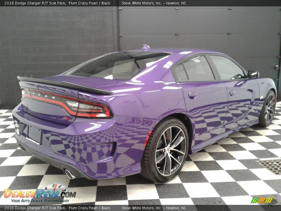 2018 Dodge Charger R/T Scat Pack Plum Crazy Pearl / Black Photo #6