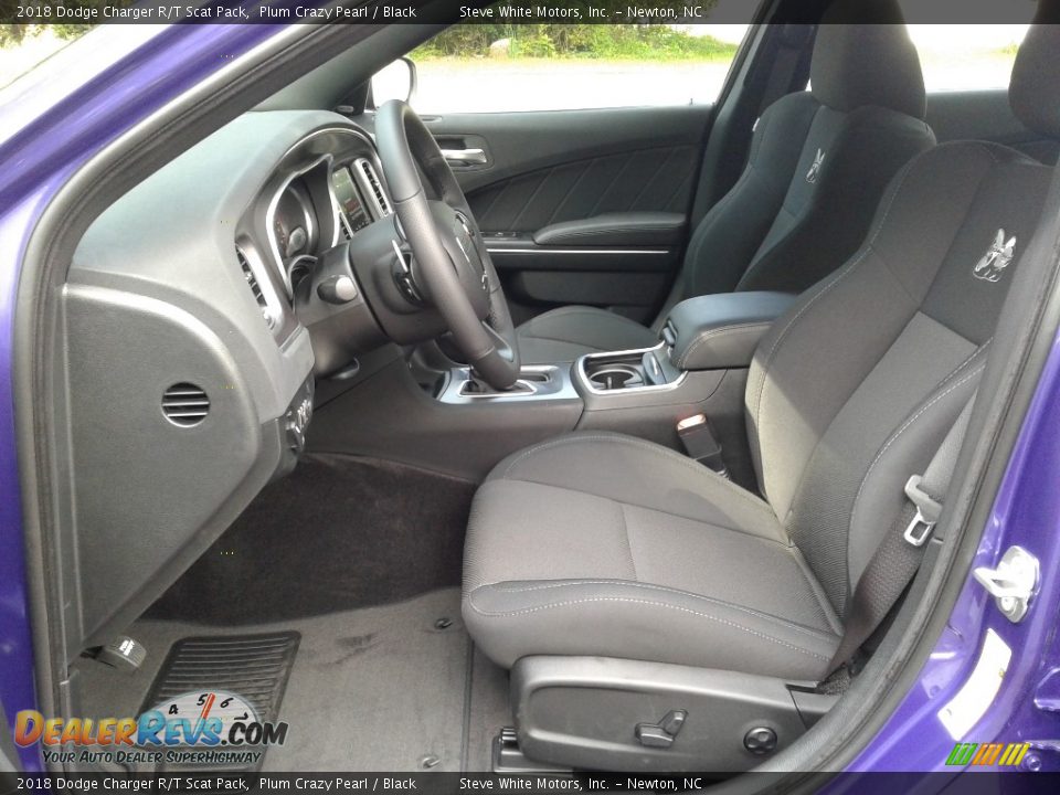 2018 Dodge Charger R/T Scat Pack Plum Crazy Pearl / Black Photo #10