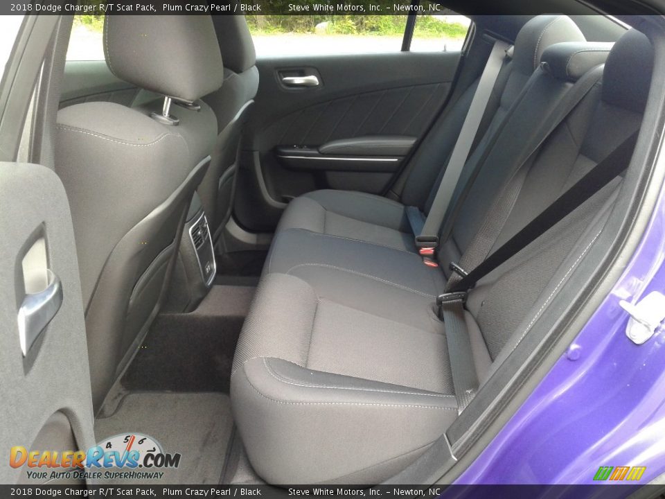 2018 Dodge Charger R/T Scat Pack Plum Crazy Pearl / Black Photo #11