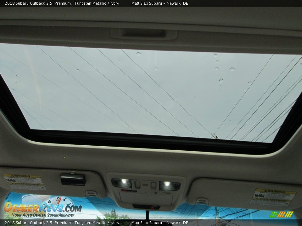 2018 Subaru Outback 2.5i Premium Tungsten Metallic / Ivory Photo #21