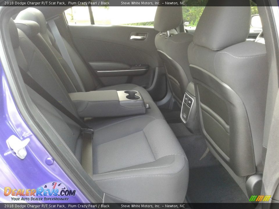 2018 Dodge Charger R/T Scat Pack Plum Crazy Pearl / Black Photo #14