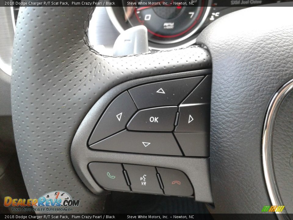 2018 Dodge Charger R/T Scat Pack Plum Crazy Pearl / Black Photo #17