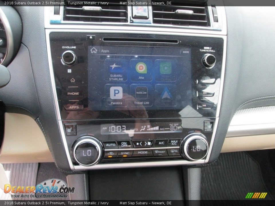 2018 Subaru Outback 2.5i Premium Tungsten Metallic / Ivory Photo #26