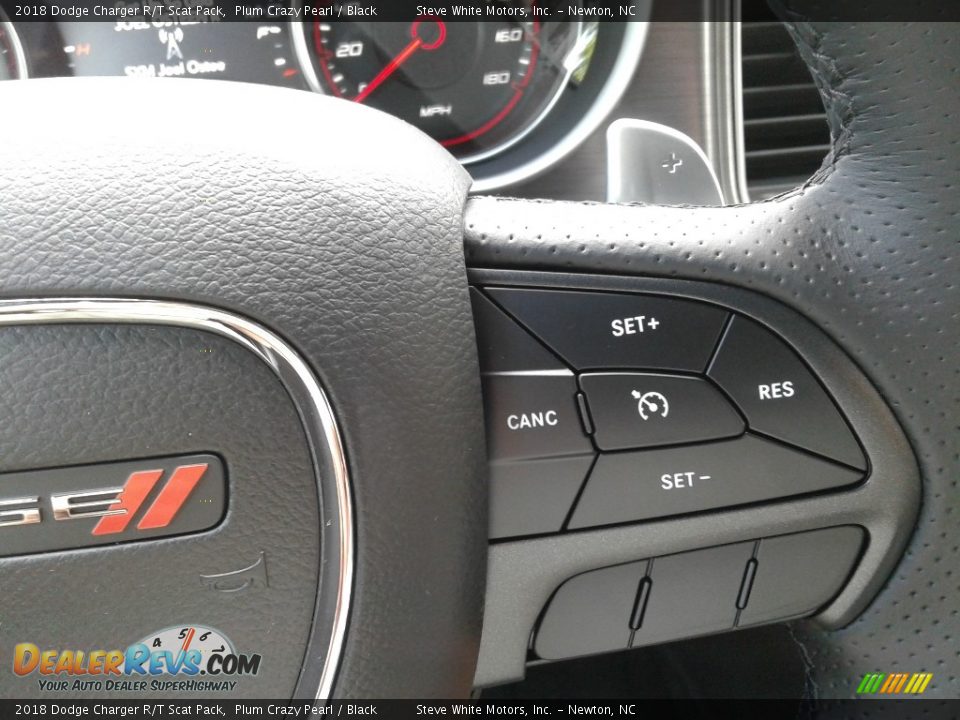 2018 Dodge Charger R/T Scat Pack Plum Crazy Pearl / Black Photo #18