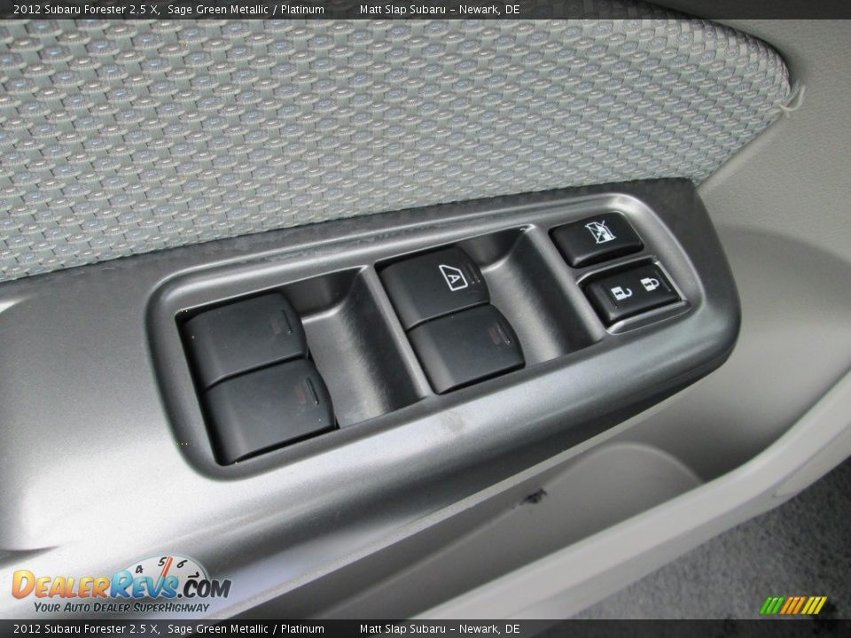 2012 Subaru Forester 2.5 X Sage Green Metallic / Platinum Photo #14