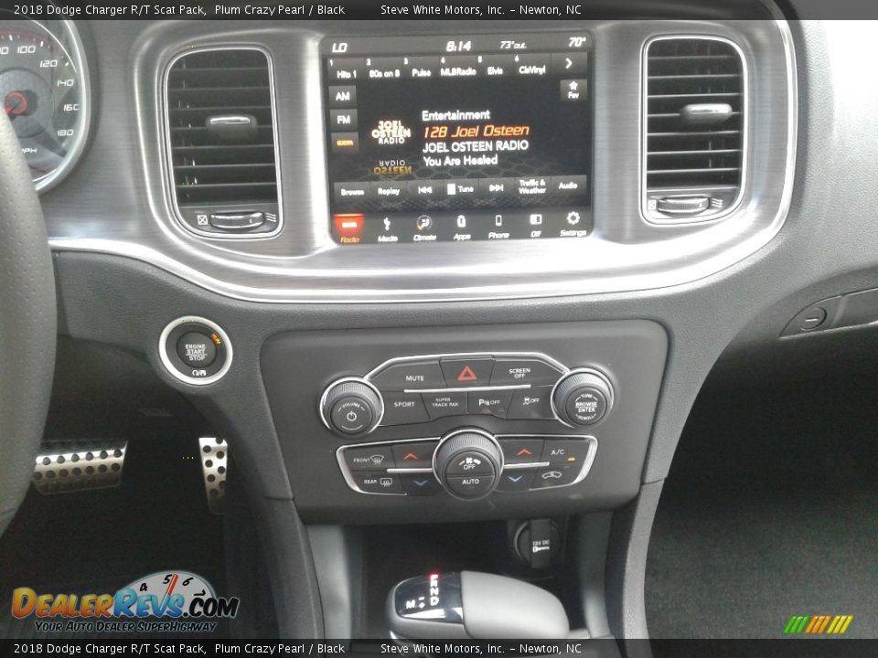 2018 Dodge Charger R/T Scat Pack Plum Crazy Pearl / Black Photo #20