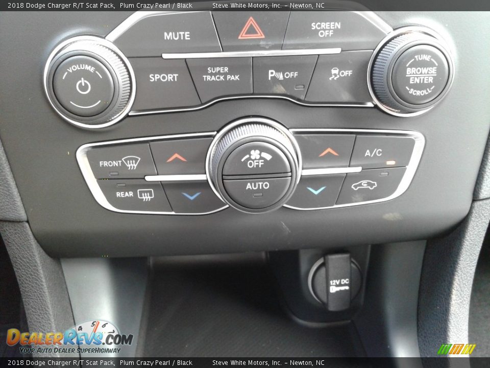 2018 Dodge Charger R/T Scat Pack Plum Crazy Pearl / Black Photo #26