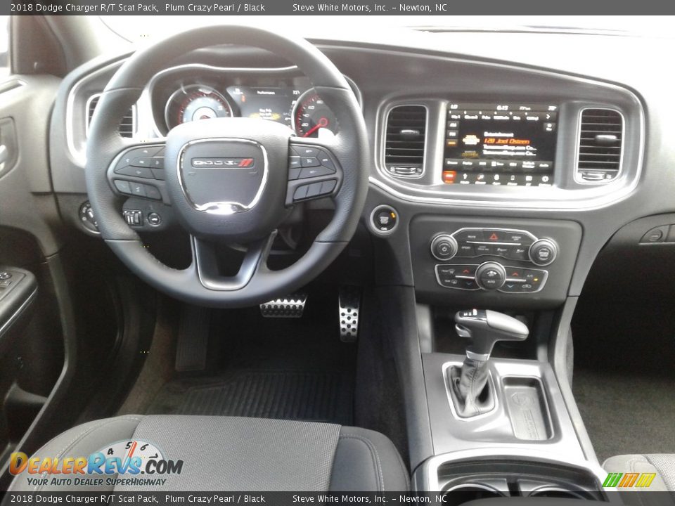 2018 Dodge Charger R/T Scat Pack Plum Crazy Pearl / Black Photo #28