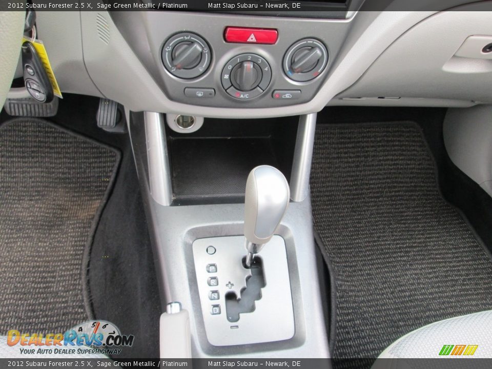 2012 Subaru Forester 2.5 X Sage Green Metallic / Platinum Photo #25