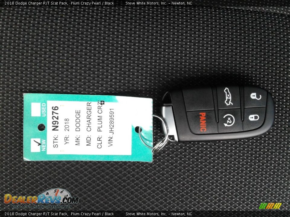 2018 Dodge Charger R/T Scat Pack Plum Crazy Pearl / Black Photo #29