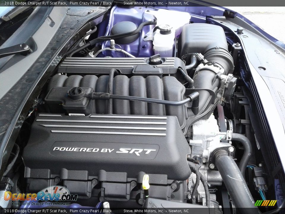 2018 Dodge Charger R/T Scat Pack Plum Crazy Pearl / Black Photo #30