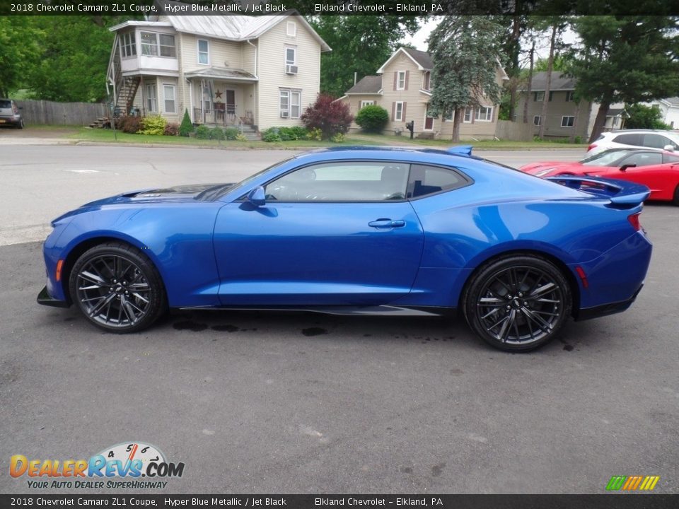 Hyper Blue Metallic 2018 Chevrolet Camaro ZL1 Coupe Photo #12