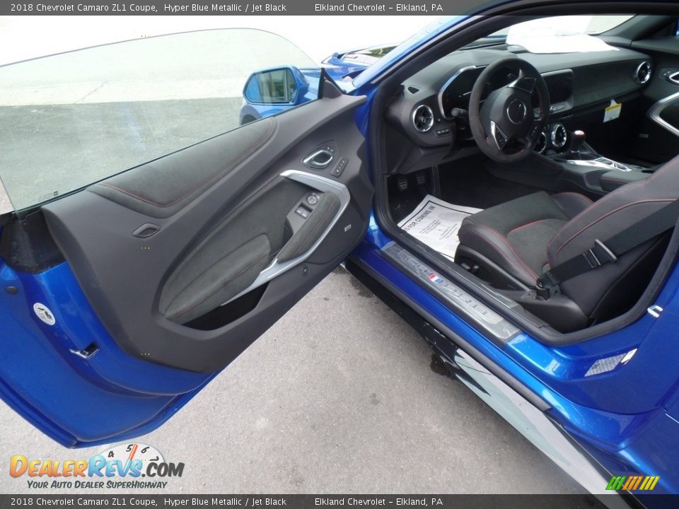 Jet Black Interior - 2018 Chevrolet Camaro ZL1 Coupe Photo #13