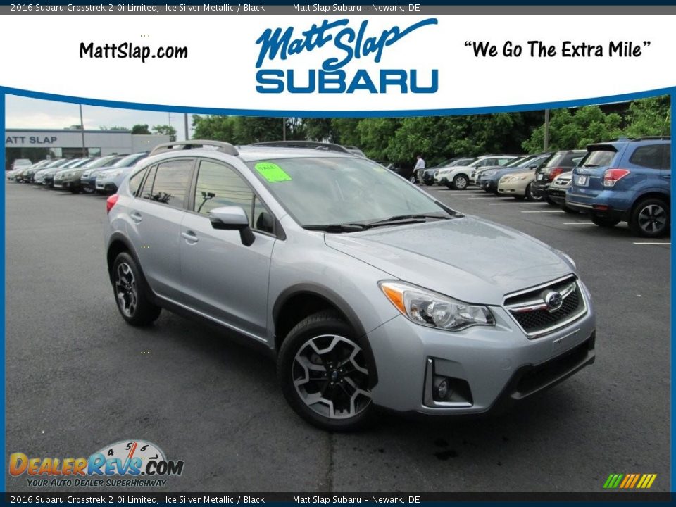 2016 Subaru Crosstrek 2.0i Limited Ice Silver Metallic / Black Photo #1