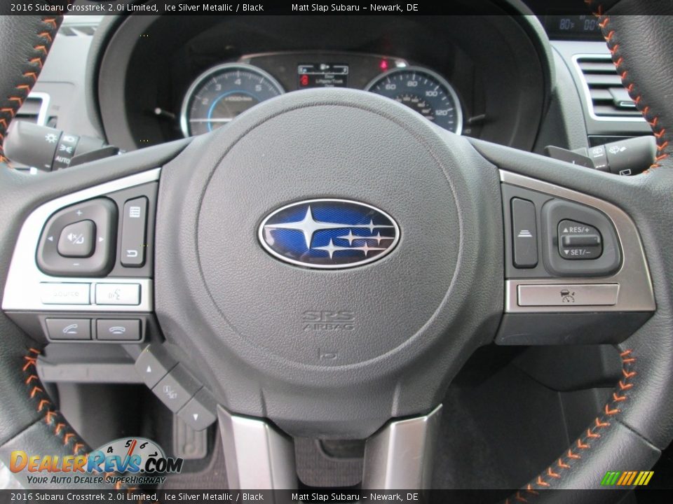 2016 Subaru Crosstrek 2.0i Limited Ice Silver Metallic / Black Photo #11