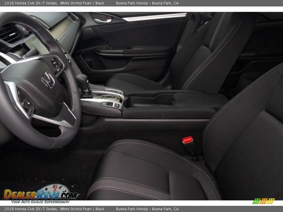 2018 Honda Civic EX-T Sedan White Orchid Pearl / Black Photo #8