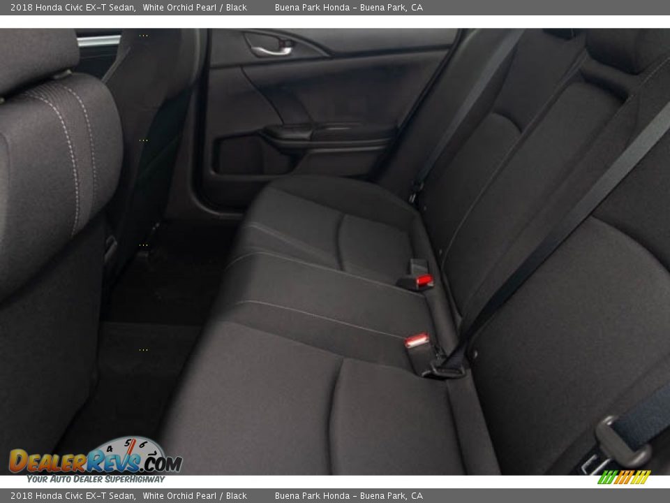 2018 Honda Civic EX-T Sedan White Orchid Pearl / Black Photo #9