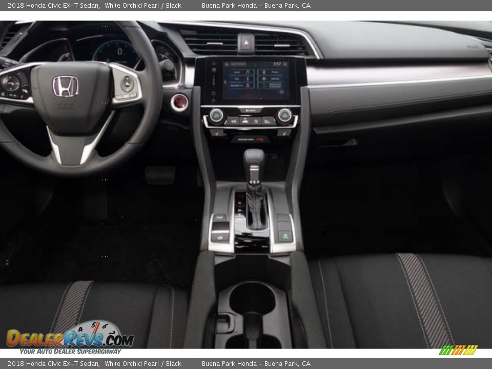 2018 Honda Civic EX-T Sedan White Orchid Pearl / Black Photo #10