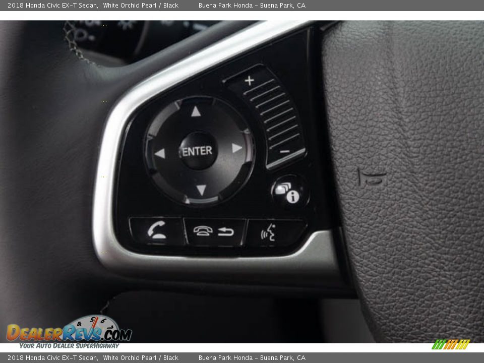 2018 Honda Civic EX-T Sedan White Orchid Pearl / Black Photo #13