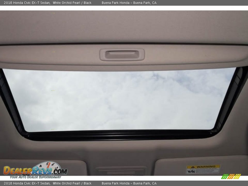 2018 Honda Civic EX-T Sedan White Orchid Pearl / Black Photo #18