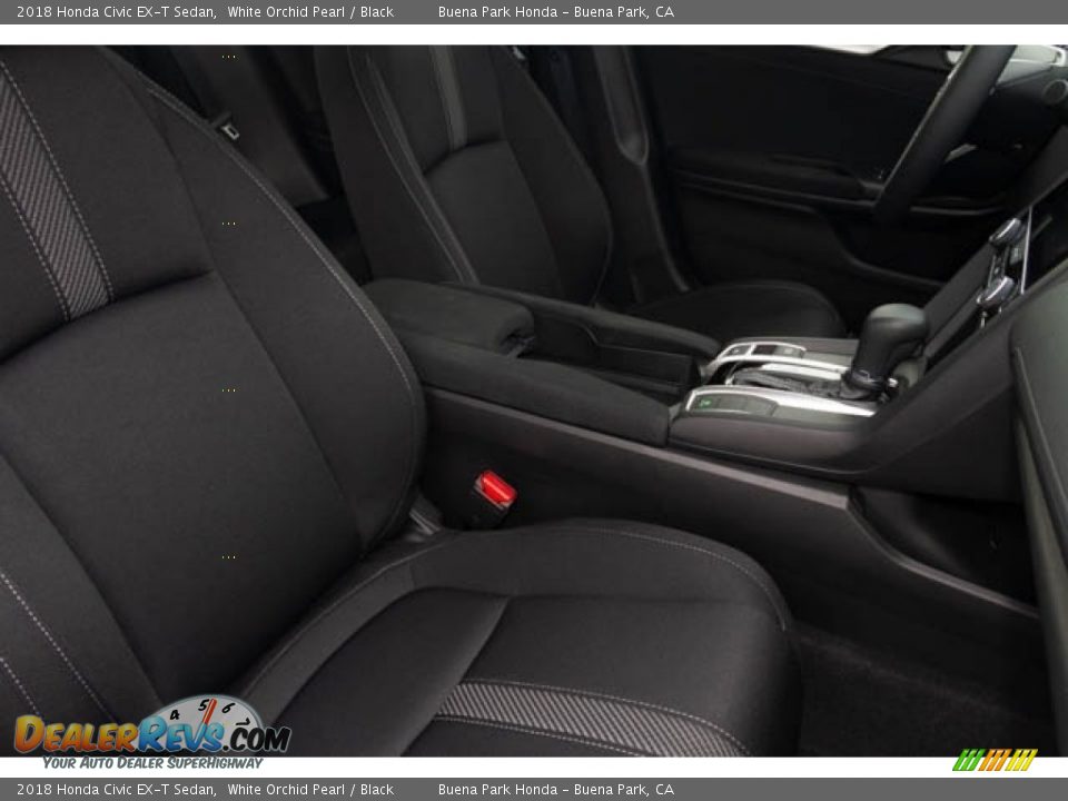 2018 Honda Civic EX-T Sedan White Orchid Pearl / Black Photo #24