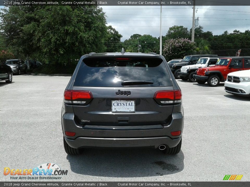 2018 Jeep Grand Cherokee Altitude Granite Crystal Metallic / Black Photo #4
