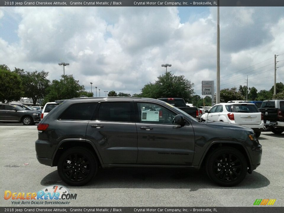 2018 Jeep Grand Cherokee Altitude Granite Crystal Metallic / Black Photo #6