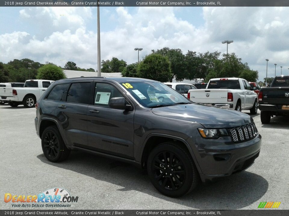 2018 Jeep Grand Cherokee Altitude Granite Crystal Metallic / Black Photo #7