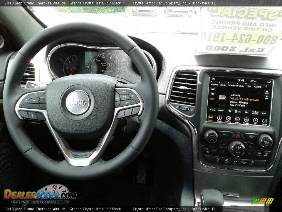 2018 Jeep Grand Cherokee Altitude Granite Crystal Metallic / Black Photo #13
