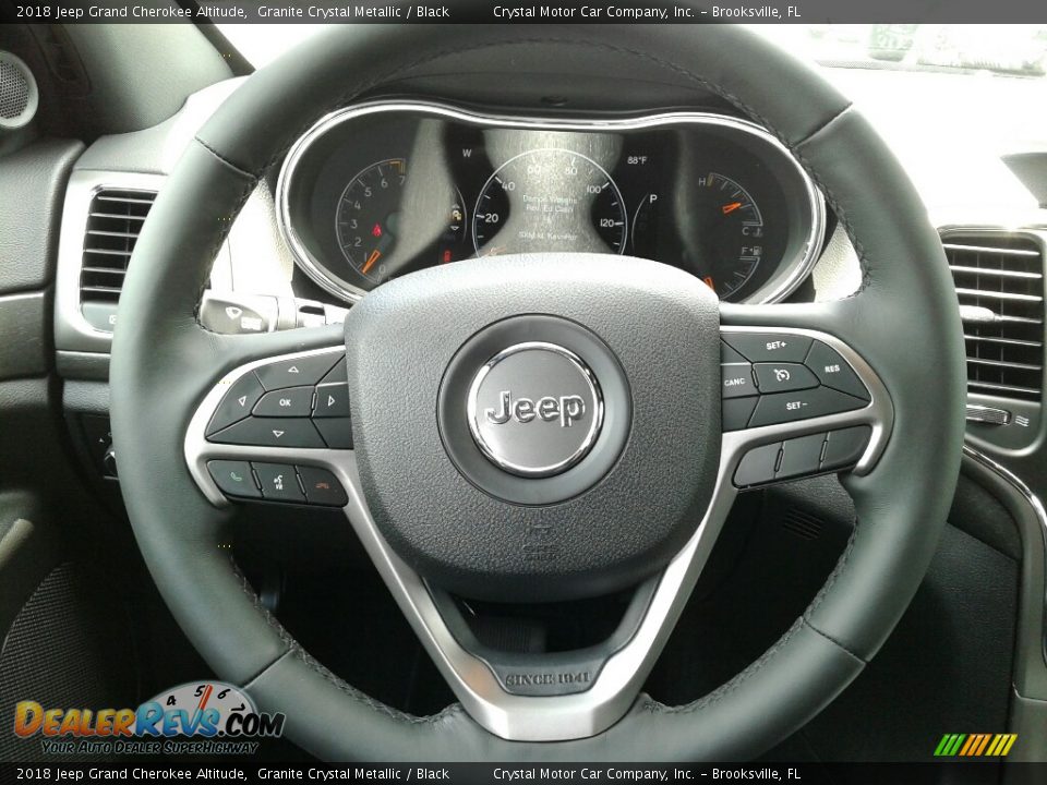 2018 Jeep Grand Cherokee Altitude Granite Crystal Metallic / Black Photo #14