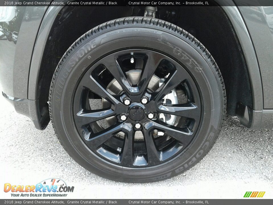 2018 Jeep Grand Cherokee Altitude Granite Crystal Metallic / Black Photo #20