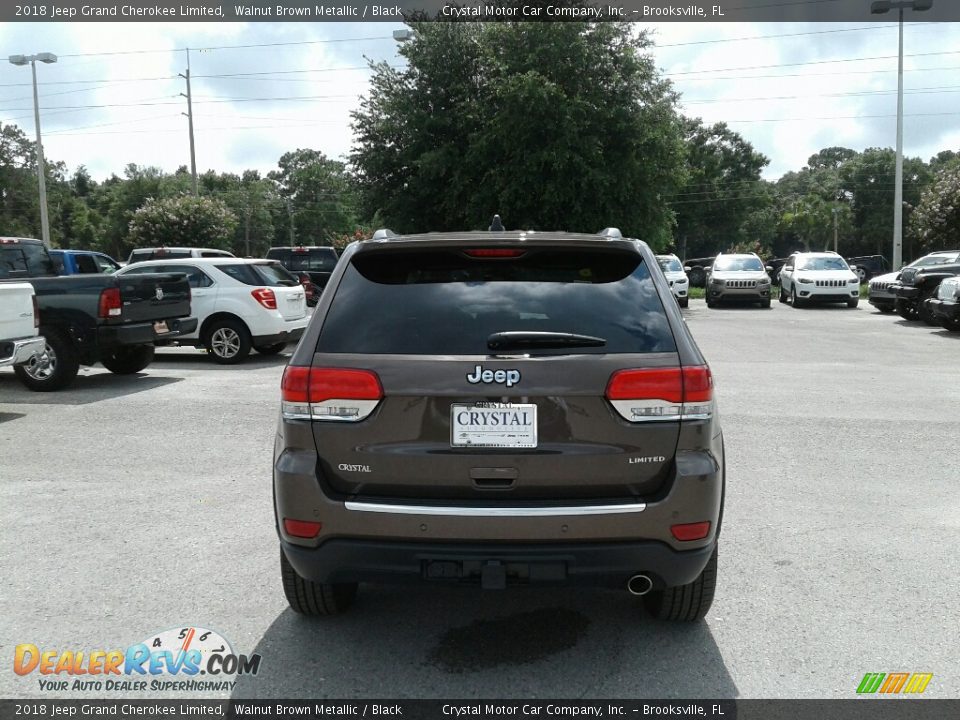 2018 Jeep Grand Cherokee Limited Walnut Brown Metallic / Black Photo #4