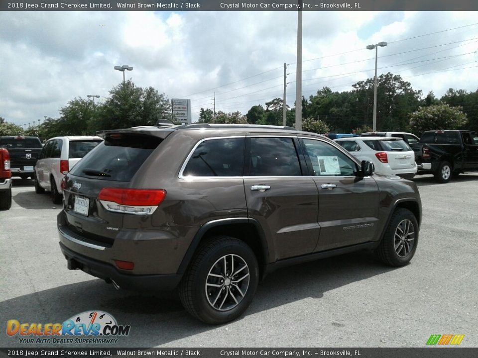 2018 Jeep Grand Cherokee Limited Walnut Brown Metallic / Black Photo #5